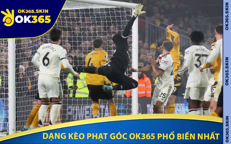 Dạng Kèo Phạt Góc OK365 Phổ Biến Nhất